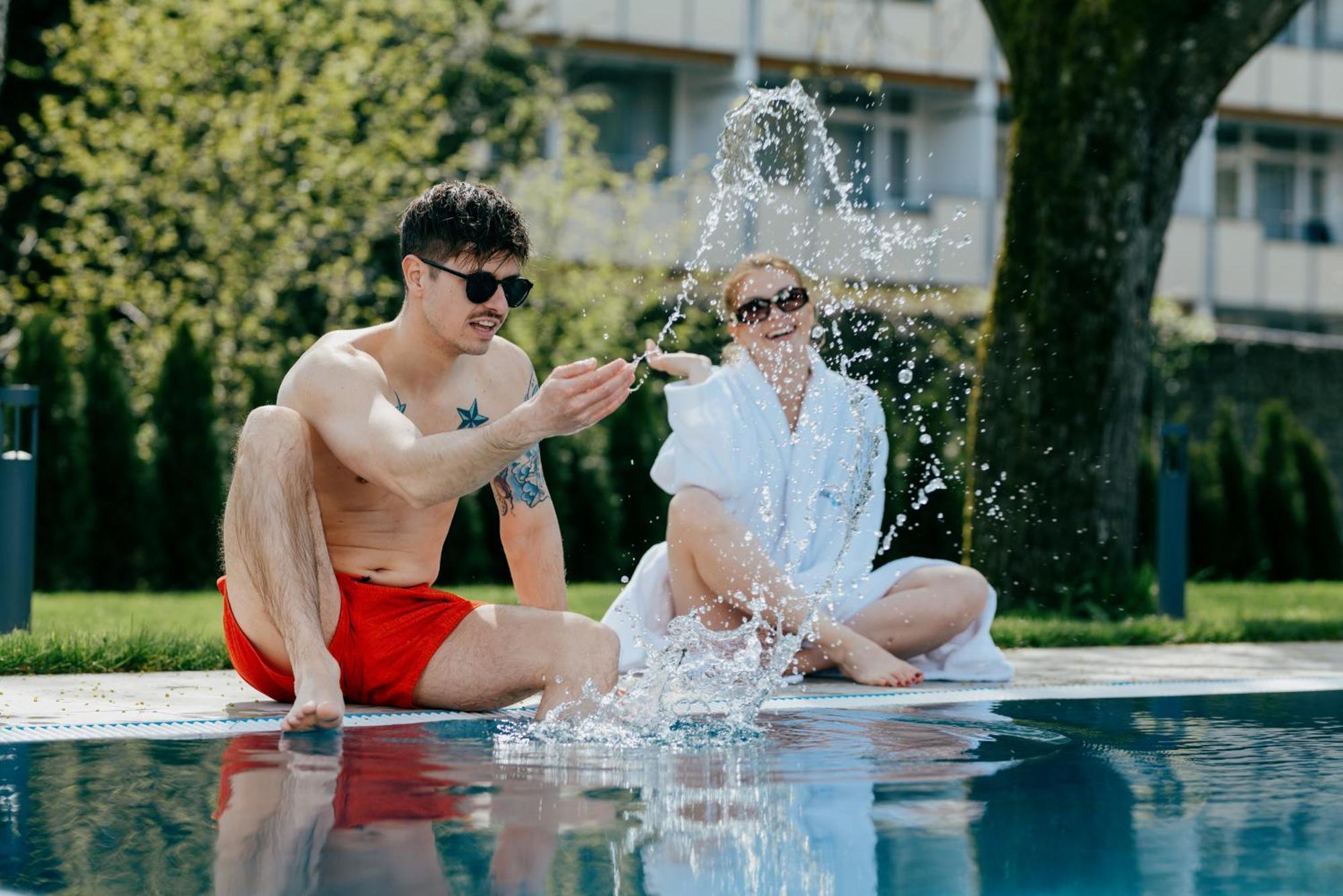Aqua Blu Hotel 巴特法兴格 外观 照片